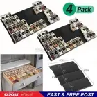 4pcs Seasoning Spice Rack, Plastic Spice Drawer Organizer for Kitchen,4 Tier AU