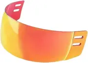 Zxpjkyu Hockey Helmet Visor, Lightweight and Scratch Resistant Hockey Visor for Women, Easy to Install, Eye Protection, red
