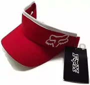 Fox Racing 45 Adjustable Visor HAT/CAP Red/White ONE SIZE