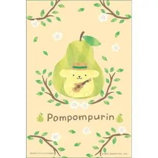 【HUNDRED PICTURES 百耘圖】PomPomPurin水果系列水梨鐵盒拼圖36片(三麗鷗)