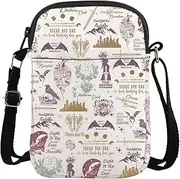 [ENSIANTH] HOEAB Inspired Messenger Bag Light It Up Gift HOEAB Bookworm Gift Crescent City Book Lover Crossbody Bag