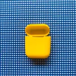 [現貨] [24HR 快速出貨] APPLE AIRPODS 黃色矽膠保護套