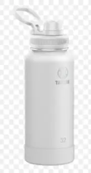 NWT Takeya True White Insulated Stainless Steel Water Bottle w Spout lid 32oz