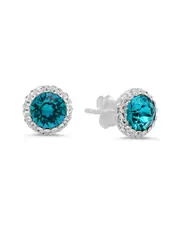 MaxColor Silver Halo Studs