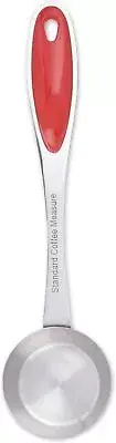 RSVP 18/8 Stainless Steel Coffee Standard Measure Scoop, Red
