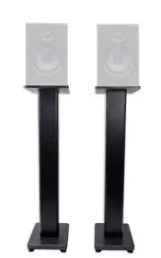 (2) Rockville 28" Studio Monitor Speaker Stands For Presonus Eris E4.5