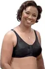 Mastectomy Bra The Rose Contour Front Close/Back Adjustment Size 44DD Black