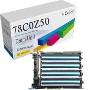 Compatible 78C0Z50 Drum Unit Replacement for Lexmark MC2325adw CX421adn CX522ade Printer 78C0ZV0 Imaging Drum Kit High Yield 125000 Pages,78C0Z50-125000 pages
