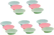 FOMIYES Sets Suction Cup Plate Set Silicone Divided Tray Drop Food Plate for Boys and Girls Toddlers Seniors Nonskid Bowl Pcs