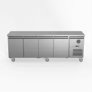 FED-X S/S Four Door Bench Fridge - Under Bench Fridges (XUB6C22S4V) - XUB6C22S4V