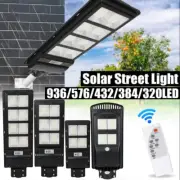 250W Solar Outdoor Garden Security Lamp Powered PIR Motion Sensor Wall Lights
