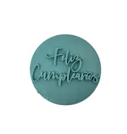 Feliz Cumpleaños Fondant Cookie Cupcake Embosser Stamp