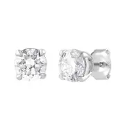 Meera Solitaire Earrings with 1.50ct of Laboratory Grown Diamonds in 9kt White Gold