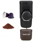Mini Espresso Machine, Portable Espresso Maker Compatible for Capsules and Co...