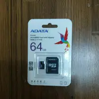 在飛比找蝦皮購物優惠-威剛ADATA microSDXC 64GB記憶卡