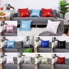 Decorative Square Shiny Sparkling Comfy Sequin Throw Pillow Cover Sofa Couch