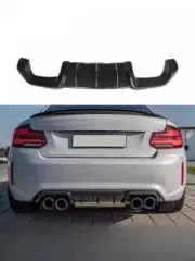 Real Carbon Fiber Rear Bumper Diffuser Lip Factory For BMW F87 M2 Coupe 16-20 MP