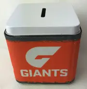 Greater Western Sydney Giants AFL Tin Square Money Box