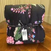 NWT Vera Bradley Throw Blanket In Berry Merry