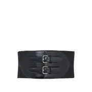 [ALAIA] Elastic Lux Calfskin Corset