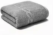 Superior 1000 Gram Grey Egyptian Cotton Oversize 63 x 31 Bath Towel, 1 Piece, Gray Towel Gray Chain