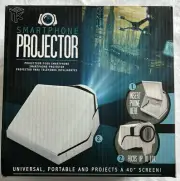 Paladone Smartphone Projector 'White' - up to 40" Screen, Portable, Universal