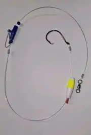 4 Pack Catfish/Stripper Rig Slip Sinker Hook 7/0 Octopus Circle Hook