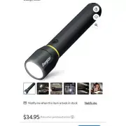ENERGIZER LED FlashlightVISIONPRO,1000+ Lumens,H20 Resistant,AircraftGrade Light
