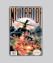 Infiltrator NES - 2"x3" Fridge MAGNET (nintendo retro