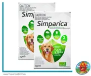 Simparica for Large dogs 20-40kg 12 pack Flea, Tick and Mite treatment