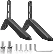 teasteam Universal TV Stand Replacement TV Stand Legs Plastic TV Base Pedestal Feet with Screws Table Top TV Stand Base Legs for Most 32-65”LCD LED Plasma Flat Screen TV Compatible with TCL LG Samsung