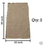 2 22x36 Burlap Bags, Burlap Sacks, Potato Sack Race Bags, Sandbags, Gunny Sack