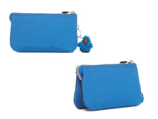 [美國精品屋] 比利時品牌 KipLing 藍色零錢包/萬用包 (附小猩猩鑰匙圈)