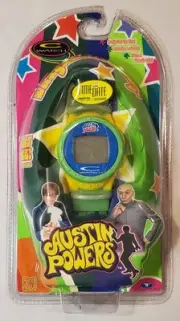 1998 Austin Powers C Digital Watch Trendmasters Shagadelic Baby New Sealed Myers