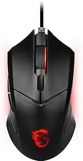 MSI Clutch GM08 4200 DPI Optical Wired Gaming Mouse with Red LED