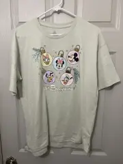 Disney Christmas Holidays 2024 Mickey Friends Ornaments Womens Shirt Small S SM