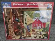 White Mountain 500 Piece Puzzle BARNYARD BUDDIES by Steve Crisp