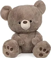 [GUND] Kai Teddy Bear Plush Stuffed Animal, Taupe Brown, 50cm