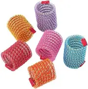 Cat Spring Toys Colorful Coil Spring Action Cat Toy Stretchable Pet Play Toy for