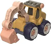 VANZACK 1Set Educational Engineering Vehicle Detachable Truck for Fun Assemble Play Present for Young Builders Hands Learning Experience