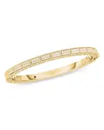 Roberto Coin 18K Yellow Gold Diamond Mosaic Bangle Bracelet