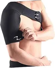 Hoement Adjustable Sports Shoulder Pad Protective Gear for Right Shoulder Lightweight and Breathable Design Ideal for Shoulder Support and Stability during Activities