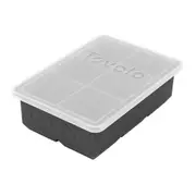 Tovolo Silicone King Cube Ice Tray w/ Lid Cubes Mould Kitchen Barware CHRCL