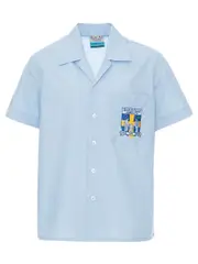 Sky SS Layback Shirt With Emb Yr K-6
