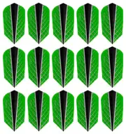 5 New Sets Harrows Quantum X Slim Dart Flights - Ships w/ Tracking - Green