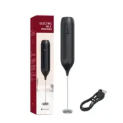 Handheld Electric Milk Frother USB Rechargeable Foam Maker Drink Mixer8401