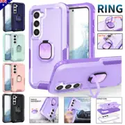 Armor Shockproof Case Ring Cover For Samsung S24 S23 FE S22 S21 S20 Ultra Note