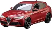 Die-cast 1:24 for Alfa Romeo Giulia Stelvio Alloy Cars Model Simulation Miniature Vehicle Model Exquisite Presents Collections Miniature Vehicle(Stelvio)