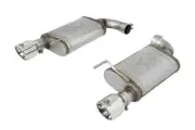 aFe MACH Force-Xp 2-1/2 409 Axle-Back Exhaust System Polish For Mustang GT 15-17