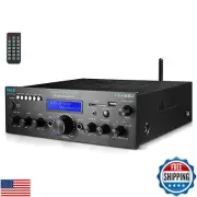 Pyle Wireless Bluetooth Power Amplifier System- 200W Dual Channel Sound Audio